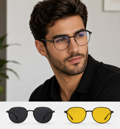 Nuevas gafas de titanio 3 en 1