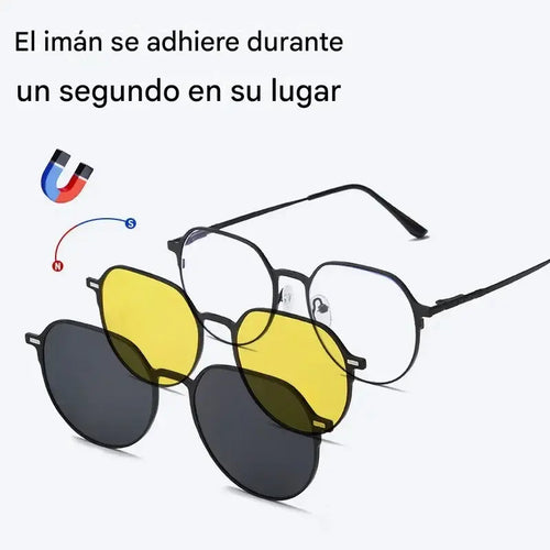 Nuevas gafas de titanio 3 en 1