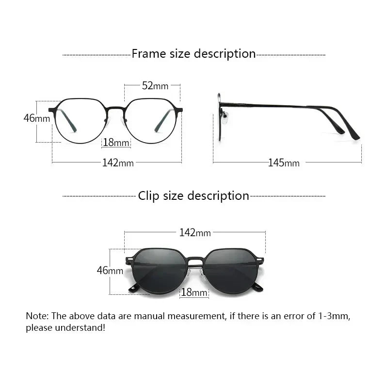 Nuevas gafas de titanio 3 en 1