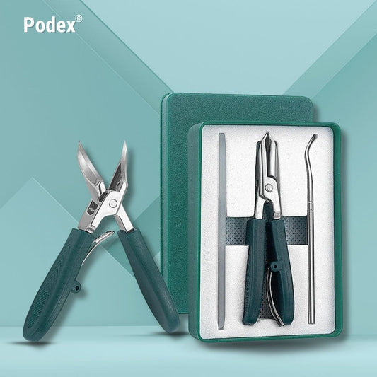 🔥Oferta 2X1🔥 Cortaúñas antisalpicaduras con borde (juego de 3 piezas)
