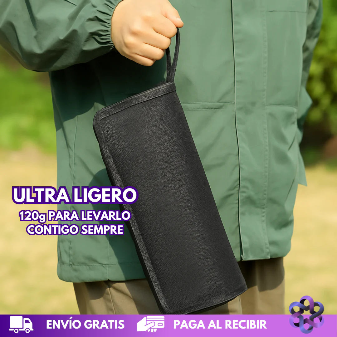 Silla Plegable Viajera – Compacta, Ligera y Cómoda para Viajes, Camping y Paseos