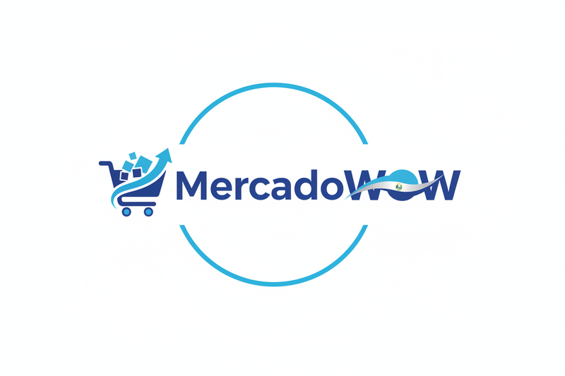 logo for my store MercadoWOW That sellin general product on el salvador
